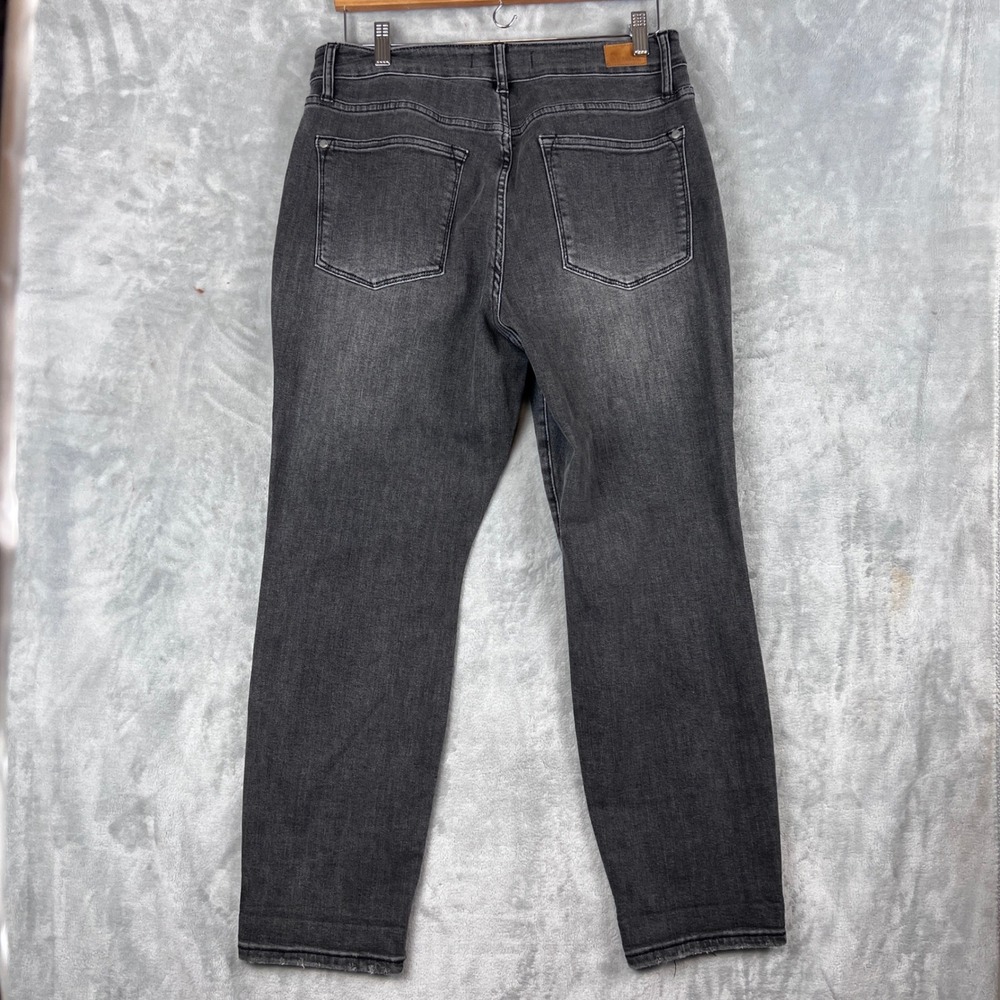 Judy Blue Jeans Women High Rise Boyfriend Fit  Faded Black Denim 14W - Picture 8 of 11